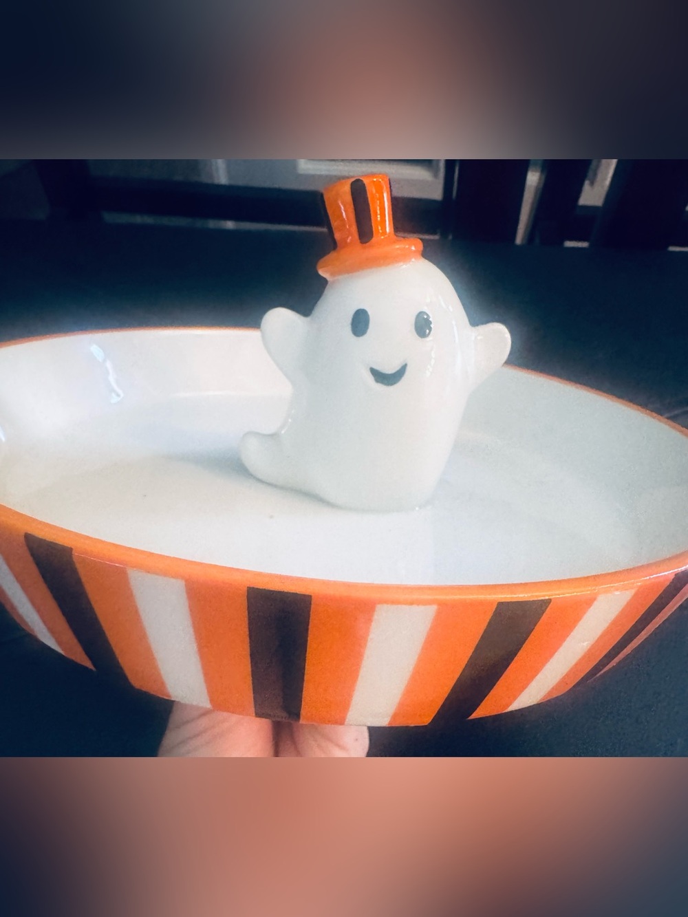 Ghost Halloween dish